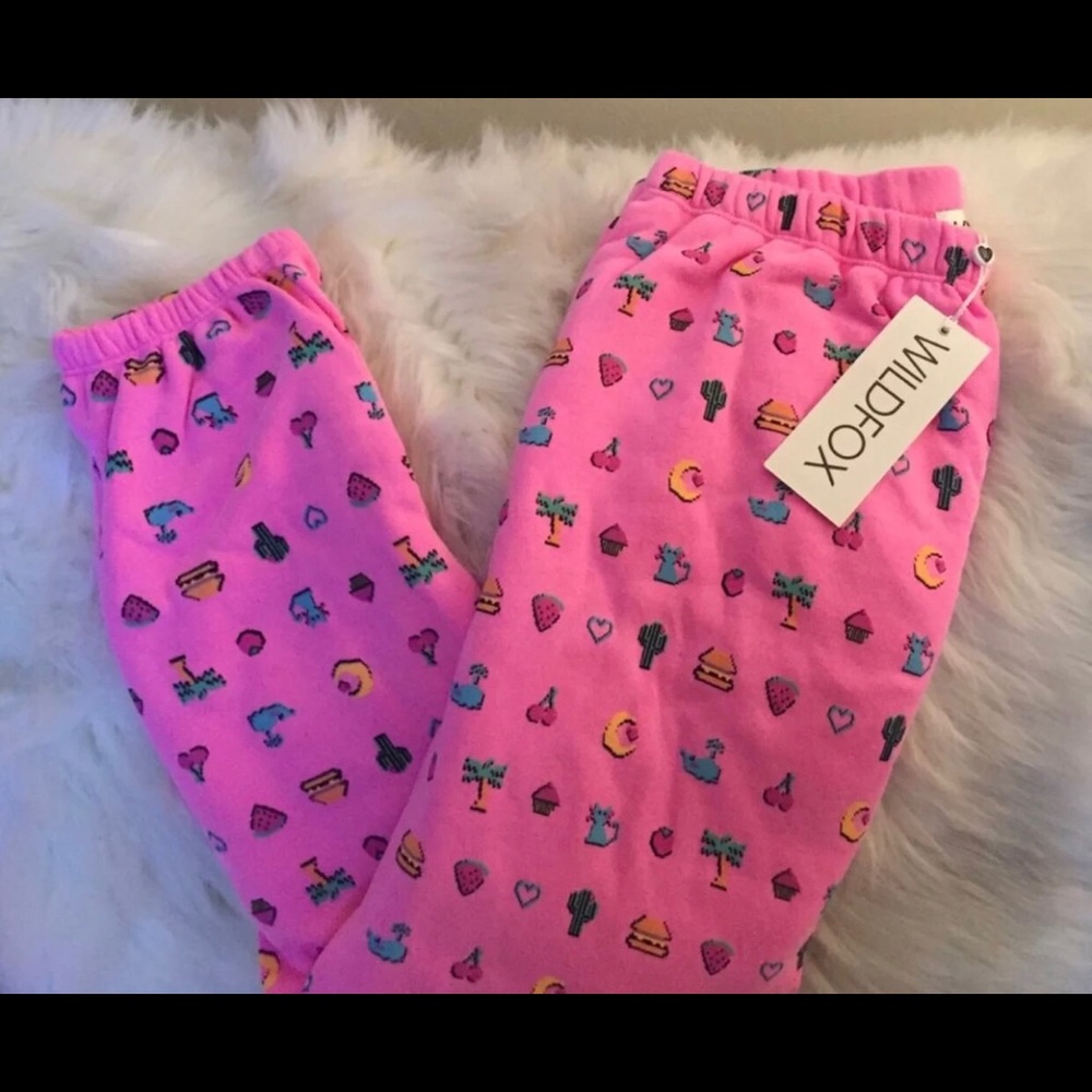 Wildfox Emoji Sweatpants